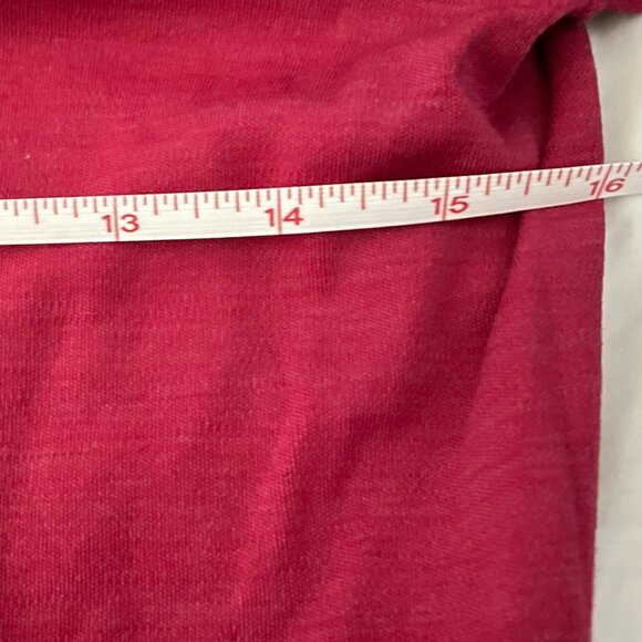 SMARTWOOL Merino Wool Base Layer 1/4 Zip Top Womens Red Long Sleeve, Size L - Picture 7 of 8